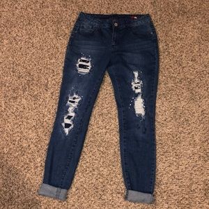 Arizona embellished skinny jeans